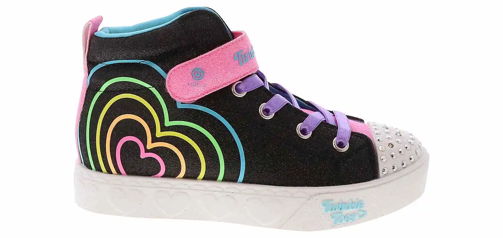 Skechers Twinkle Toes Twi-Lites 2.0 Youth Girls' (11-3) Hi-Top Light Up ...